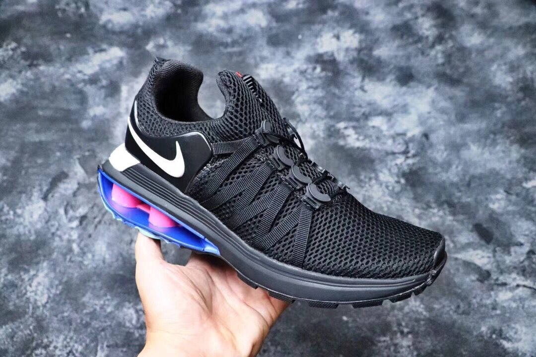 Nike Shox Gravity Black Pink Red Blue Shoes - Click Image to Close